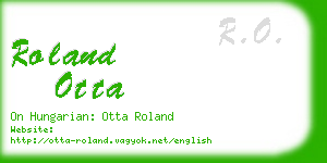 roland otta business card